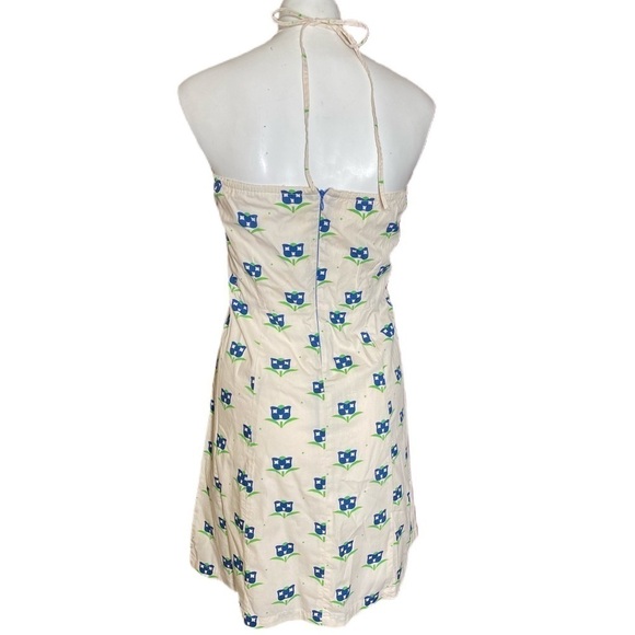 Tulle Vintage Dress Halter Tulip Size S - Picture 5 of 10